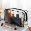 Комплект для мешочка прозрачный прозрачный туристический косметический сумка красоты